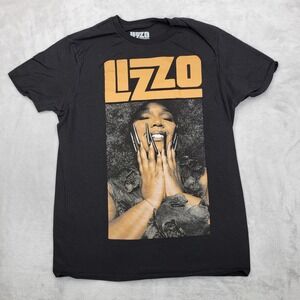Lizzo Shirt Womens Medium Black Crewneck Pop Star Rap Music Concert Tour Adult M